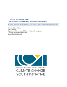 Protecting Forest Biodiversity: Understanding Climate Change Refugia for Management