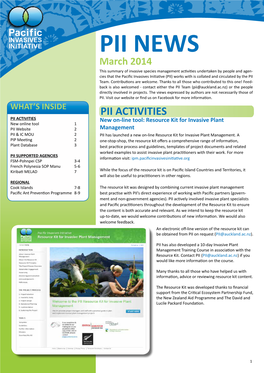 PII Newsletters