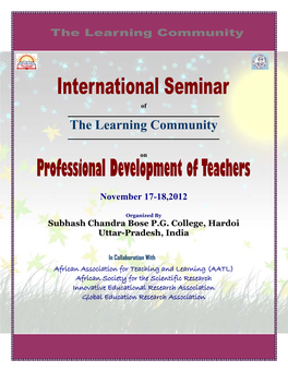 International Seminar of "The Learning Community" On