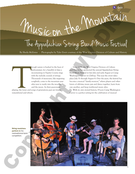 The Appalachian String Band Music Festival in the Lively Notes of a Celtic Session, She May Join In