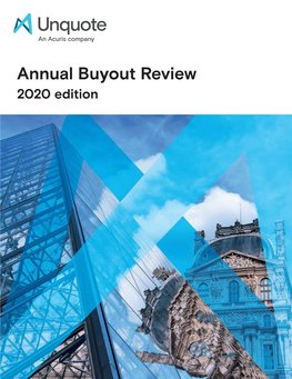 Annual Buyout Review 2020 Edition Unquote Annual Buyout Review 2020
