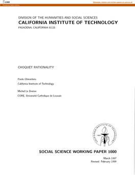 California Institute of Technology