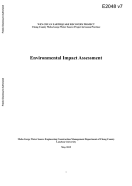 Environmental Impact Assessment