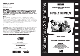 O PODER VAI DANÇAR (Cradle Will Rock) EUA, 1999