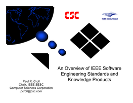 An Overview of IEEE Software Engineering Standards and Knowledge Products