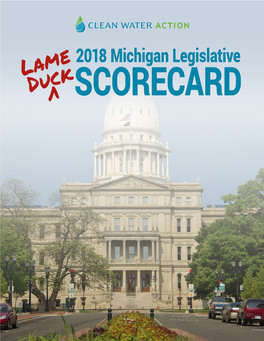 Michigan 2018 Lame Duck Legislative Session Scorecard -- Dec 21 2018.Pdf