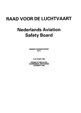 RAAD VOOR DE LUCHTVAART Nederlands Aviation