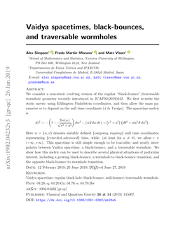 Vaidya Spacetimes, Black-Bounces, and Traversable Wormholes