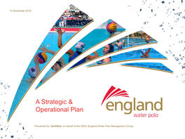 A Strategic & Operational Plan