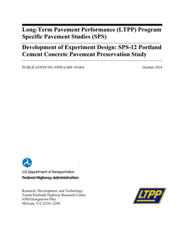 Long-Term Pavement Performance (LTPP) Program