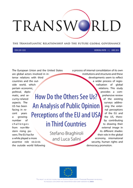 An Analysis of Public Opinion Perceptions of the EU and USA in Third Countries