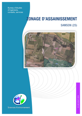 Zonage D'assainissement Samson 5 Zonage D’Assainissement