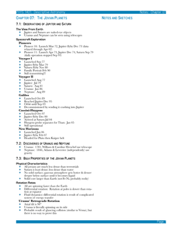 PHYS 1401: Descriptive Astronomy Notes: Chapter