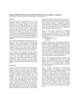 Broadband Seismometers and Geophone Comparison Emrah Yenier*, Michael Laporte and Dario Baturan; Nanometrics Inc