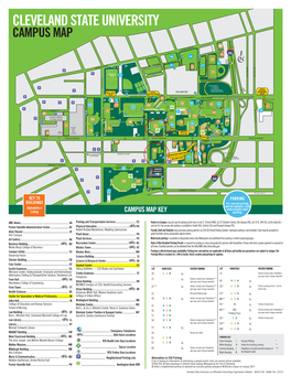 Cleveland State University Campus Map