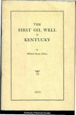 First Oil Well Kentucky