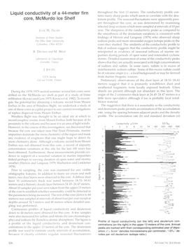 Liquid Conductivity of a 44-Meter Firn Core, Mcmurdo Ice Shelf