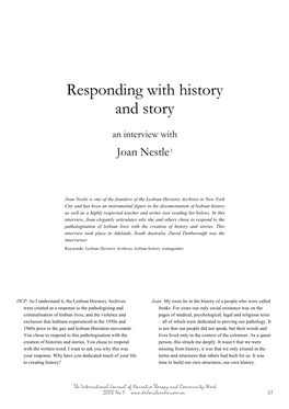 An Interview with Joan Nestle