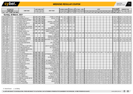 Weekend Regular Coupon 28/03/2021 10:27 1 / 11