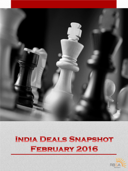 RBSA India Deals Snapshot February 2016