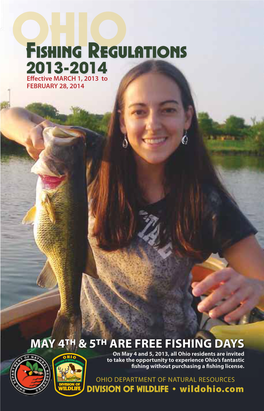 Ohio 2013-14 Fishing Regulations