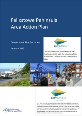 Felixstowe Peninsula Area Action Plan