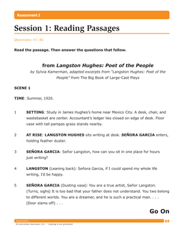 Reading Passages