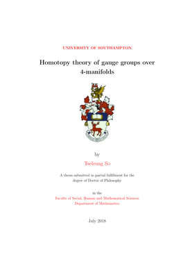 Homotopy Theory of Gauge Groups Over 4-Manifolds