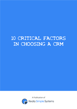 10 Critical Factors V2