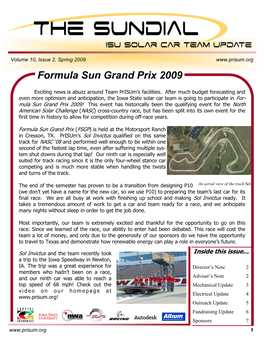 Formula Sun Grand Prix 2009