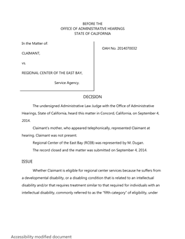 Case Number 2014070032 Modified Document for Accessibility