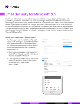 Email Security for Microsoft 365