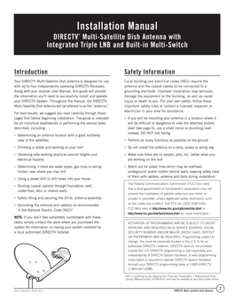 DIRECTV Dish Install Manual.Pdf