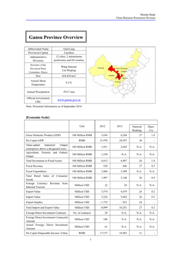 Gansu(PDF/181KB)