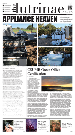 CSUMB Green Office Certification