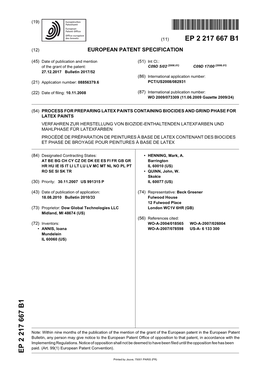 Process for Preparing Latex Paints Containing Biocides