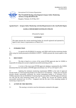 WP21 JASMA LTHM Burden Estimate Update.Pdf