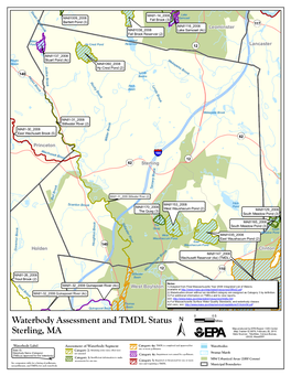 Sterling, MA Waterbody Assessment, 305(B)/303(D)