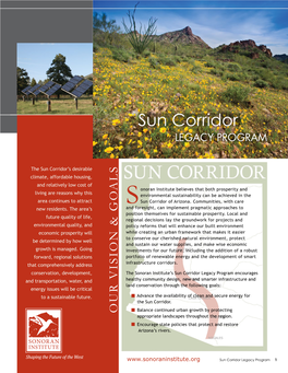 Sun Corridor LEGACY PROGRAM