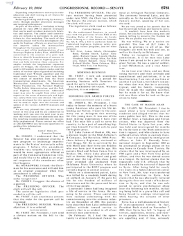 Congressional Record—Senate S781