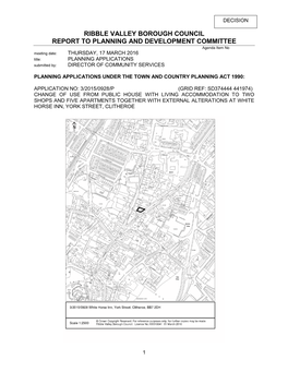 PLANNING APPLICATIONS Submitted By: DIRECTOR of COMMUNITY SERVICES