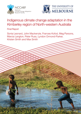 Indigenous Climate Change Adaptation in the Kimberley Region of North-Western Australia
