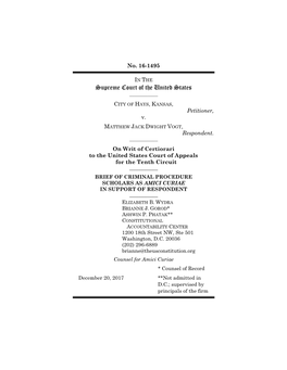 Amicus Brief