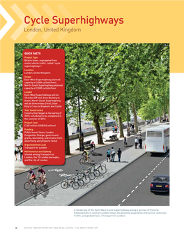 Cycle Superhighways London, United Kingdom