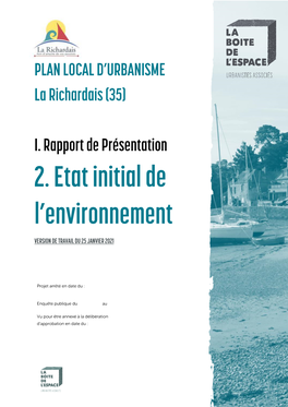 2. Etat Initial De L'environnement