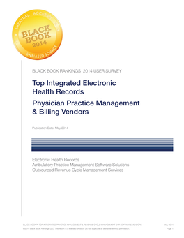 Top Integrated Electronic Health Records Physician Practice Management & Billing Vendors