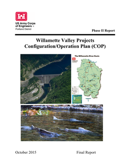 Willamette Valley Projects Configuration/Operation Plan (COP)