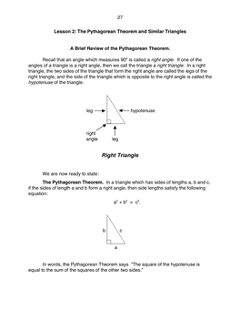 Right Triangle