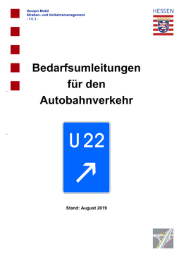 Bedarfsumleitungen Für Den Autobahnverkehr