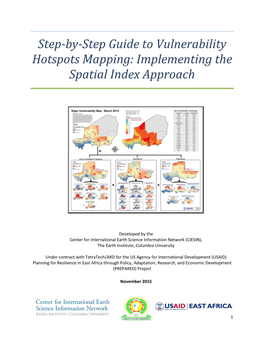Step-By-Step Guide to Vulnerability Hotspots Mapping: Implementing the Spatial Index Approach